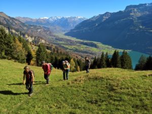 Da haben sie den Milibach schon überquert, ohne es zu merken: Auf dem Weg zum Mettli