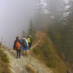 Später gab’s noch eine richtige Grattour, worauf wir zum Abschluss in Form eines Desserts im Sporthotel Habkern schritten. Sie behaupten dort, die Vermicelles hätten eine «gäbige» Grösse, aber in Tat und Wahrheit sind die Portionen gigantisch dimensioniert.