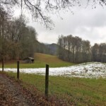 Auf dem Weg zum Schloss: Winter wars und doch nicht richtig.