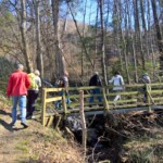 Ein wildes Bachtobel mit viel Bärlauch oberhalb von Gelterkinden