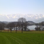 Den Gerzensee gab’s nur aus keuscher Ferne zu sehen.