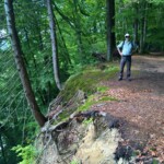 Am Unter Altisberg rutscht das solothurnische Ufer der Emme ab. «Ein überflüssiger Kanton zerbröckelt», bilanziert Stefan. Der bekennende Bern-Fan findet Solothurn unnötig.