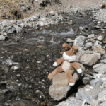 Monikas Aare: Den Osterhasen traf sie am Lammbach bei Brienz.