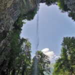 Mülibach: Nur noch als dünnes Rinnsal zeigte er sich uns.