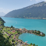 Tiefblick auf Iseltwald beim Schwandli